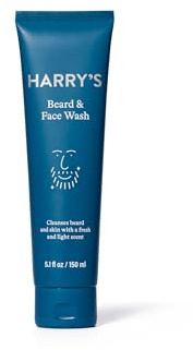Harry's Beard and Face Wash with Willow Bark Extract, Non-drying Formula, 5.1 FL Oz