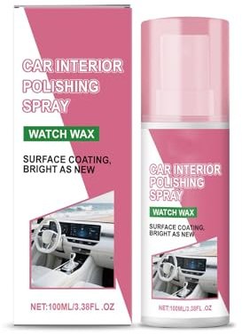 Car Interior Polishing Spray,Car Interior Protectant Spray,Polishing Cleaner for Interior Detailing & Plastic & Rubber & Leather Cleaner