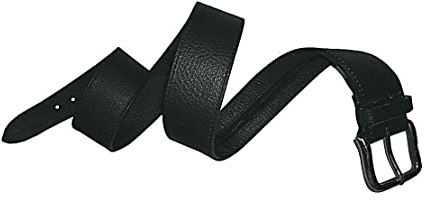 Leathersafe Shine Geldgürtel Schwarz 110 cm