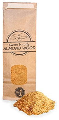 Smokey Olive Wood 300ml Räuchermehl, Mandelholz, Räucherchips fein, Körnung 0-1mm, SOW-146