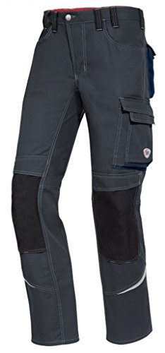 BP Comfort Plus 1803-720-56 Arbeitshose - Gummizug im Rücken - Bundfalten - Normale Passform - Größe: 54n - Farbe: anthrazit