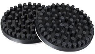 Dynavox Antivibe Geräte-und Boxenfüsse Gummi, rund 53 mm, 4er Set