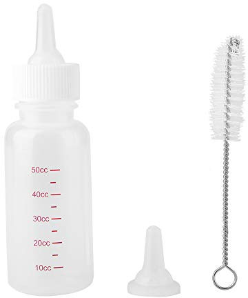 Fdit Hund Katze Milch Fütterung Flasche Welpe Kätzchen Neugeborene Tier Pflege Set Haustier Versorgung für Neugeborene Haustier Hund Welpen Katze Kätzchen