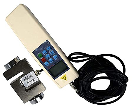 YFYIQI 20KN Force Gauge Tester Meter Push Pull Gauge Tester Meter N/KG/LB 20000N/2000Kg/4500Lb with External Sensor