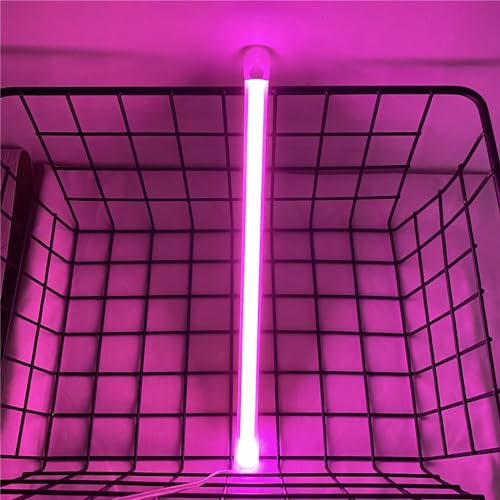 ENUOLI Pink LED Neon Letters Alphabet Lights Marquee Letters Night Lights Party Lamp Battery/USB Operated Best for Wall Living Room Bedroom Wedding Birthday Party Christmas Decor