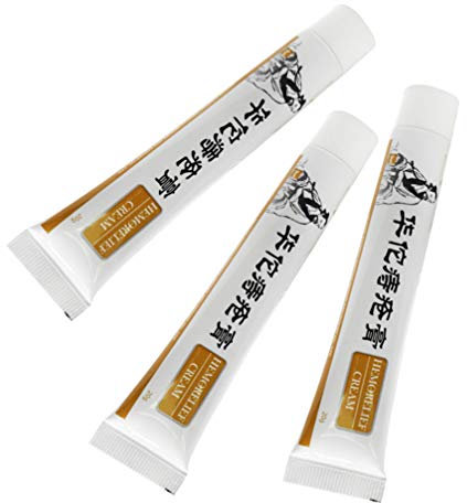 EXCEART 3PCS Chinois À Base de Plantes Hémorroïdes Crème Dictamni Hémorroïdes Pommade Crème pour Hemmoroid Anus Prolapsus Anal Fissure
