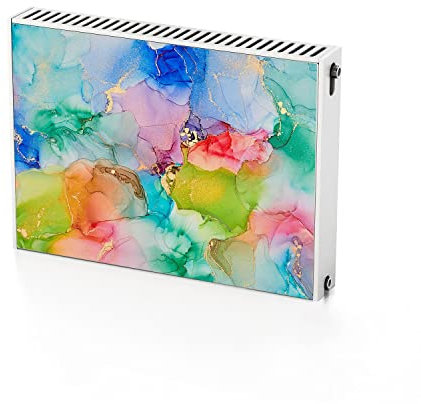 Coloray Funda magnética para radiador, 80 x 60 cm, autoadhesiva, pintura con acuarelas