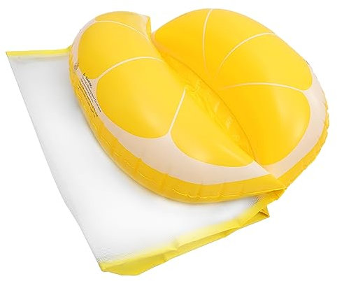 WESIEVYA Aufblasbare Hängematte Für Pool Schwimmender Liegestuhl Aus Netzgewebe Aufblasbarer Schwimmring Für Erwachsene wasserdichte Poolliege Für Sommer Einfache Bedienung Und