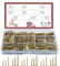 SXTDKMJ Wood Screws, 420PCS Assorted M3, M3.5, M4 Screws for Wood, Color Zinc, Phillips Head, DIY Furniture Repairs