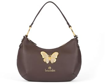Braccialini Borsa a Spalla Donna Beth Jewels Farfalla Dorata
