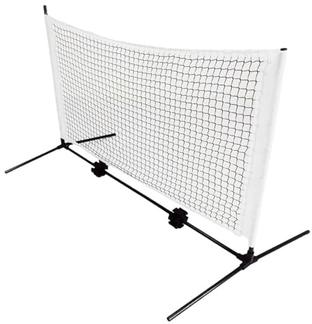 Fenteer 5ft Mini Pickleball Net Praxis Anfängerausrüstung Kleine Bequeme Tennis Pickle Ball Net Schnell -Setup für Game Tennis Home