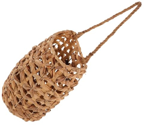 TOYZFRIENDY Panier Mural Suspendu Tissé Main Herbe De Courge Panier De Rangement Décoratif pour Fleurs Plantes Ustensiles De Cuisine Et Décoration De Ferme