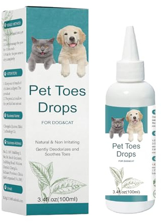 No-Rinse Dog Paw Cleaner 3.4OZ - pH-Balanced Paw Cleaner for Dogs & Puppies, Cleans Mud Dirt Stains, Soothes Irritation, Moisturizes, Safe for Sensitive Pets, Travel-Friendly
