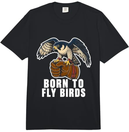 Falknerei Hawk Trainer Vintage Distressed Raptor Identity Comfort Colors Adult Heavyweight T-Shirt