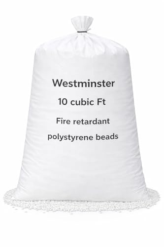 Bean Bag Filling Refill Booster Polystyrene Extra Beads Top Up Bag Beans Balls Various Sizes (10 Cubic Feet)