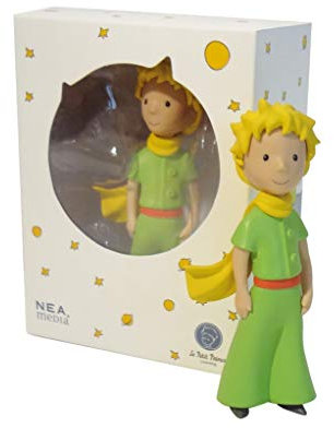 NEAMEDIA THE CHARACTER COMPANY Le Petit Prince Figurine 10cm, Objet Déco et Design Moderne, Anniversaire, Baptême, Mariage, Naissance