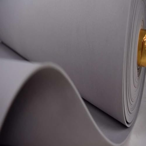 StoffBook grau oeko-tex Moosgummi 2mm zum Basteln, eva Foam für Cosplay, Schaumstoff Nähen, Bastelmaterial Kinder, Polsterung, kreative diy-Ideen Meterware ab 50cm Stoff, d006