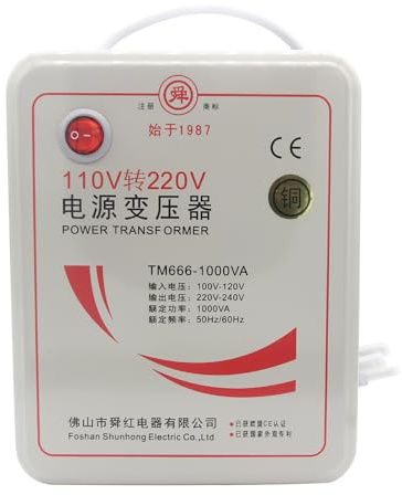 Beduan 110V to 220V Step Up Converter Voltage Power Transformer for 220V Chinese Electronics