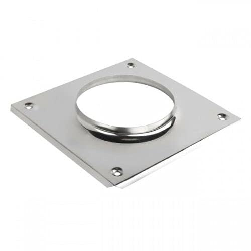 Stainless Steel Chimney Top Plate Stoves Pipe Collar Duct Hose Fuel Liner. (160mm) 160mm