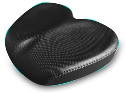 N3od3er Comfortable Bicycle Saddle for Exercise and Road Bicycle Oversized Comfort Seat for Stationary Extra Wide Replacement Padded Bike Saddle Cushion for Women and Men