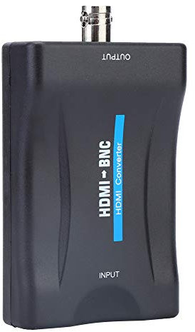 Adattatore Cavo Coassiale Convertitore da Hdmi a Bnc per TV, Convertitori Video Adattatore Convertitore da Video Composito Hdmi a Bnc e Segnale Audio da 3,5 Mm 480I 576I Supporto