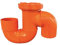 Sifone verticale chiuso in pvc - Diametro 80