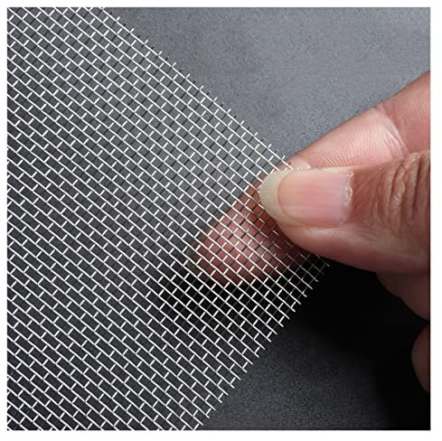 Drahtgeflecht aus Edelstahl, Drahtgeflecht aus Edelstahl, 16 Maschen, Metallgitter, Filtersieb, Siebblatt für Heimwerkerarbeiten, Lüftung, Fenster und Garten usw. (16 Maschen, 1 x 2 m)