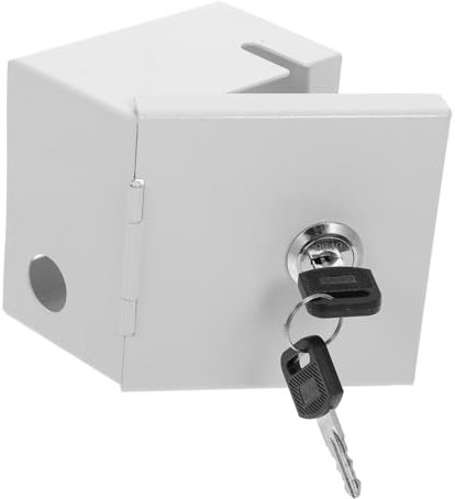 ORFOFE Weatherproof Lockable Outdoor Electrical Outlet Wall Box Socket Base Case Junction Cover for Home Garden Surface Mounted Protection