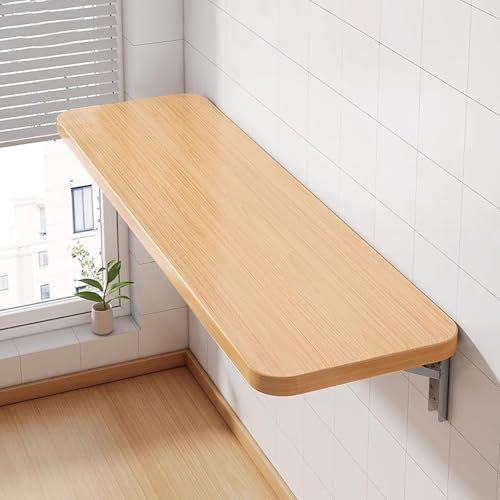 Scrivania a scomparsa di legno，piccolo spazio tavolo richiudibile，tavolo a ribalta da parete，Diversi stili disponibili,forte capacità portante,facile da installare,a soggiorni,camere da letto e cucine