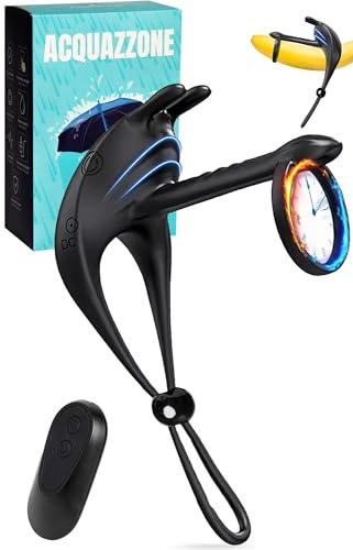 MySecretCase Anello Vibrante per Lui Cock Ring 9 Modalità Vibrazione Sexytoysys Coppia Stimolatore Clitoride Anello Pene Lui Effetto Ritardante Vibratoriper Coppia Vibratore per Uomo Masturbatore Uomo