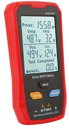 Solar Panel Tester LCD Screen 800W Photovoltaic Multimeter Solar MPPT Meter Open Circuit Troubleshooting Tool