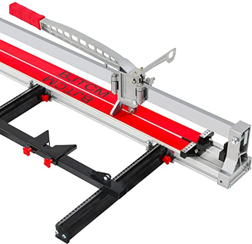 Manual Tile Cutter - 47 Inch Professional Porcelain Ceramic Floor Tile Cutter with Tungsten Carbide Cutting Wheel