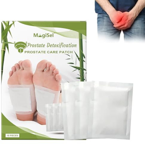 Cerotti Detox Piedi, Foot Patch Cerotto Detergente, Rimuovere Tossin, Cerotti Disintossicanti Piedi, Naturali per Pulizia Profonda, Pour la santé de la prostate 10pcs