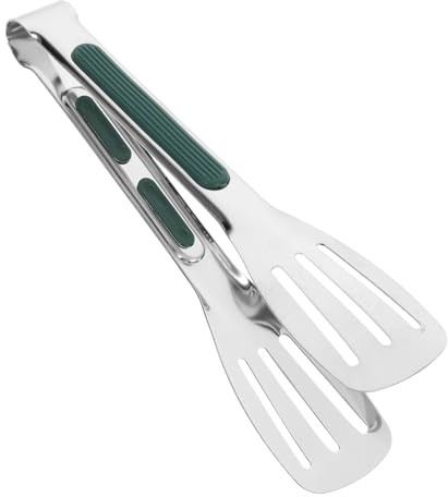 STOBAZA Pinces à Steak en Acier Inoxydable Poignée Antidérapante et Robustes pour Barbecue, Ustensiles Cuisine Polyvalents pour Saisir Pain et Aliments