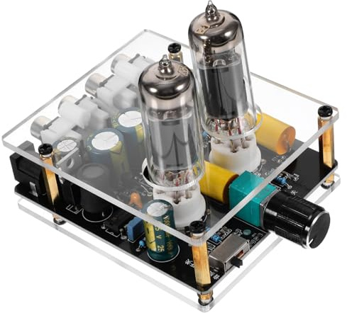 FELTECHELECTR Preamplificatore Valvole Vacuum per Giradischi Preamplificatore Phono Valvolare Hifi Amplificatore Audio Valvolare per Home Theater e DIY Pulito