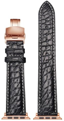 Generico Mjuk retro klockband kompatibel med 42 mm 45 mm 49 mm klockor, 38-40-41, Acetat, Ingen ädelsten