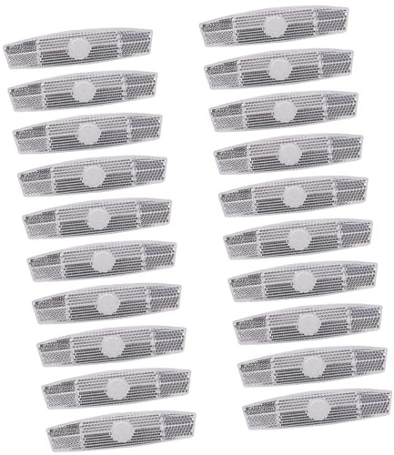 XAGMODSHN 20Pcs Biciclette Ruota Riflettore Raggi per Bici Pieghevole Riflettori di avvertimento Biciclette Raggi Bike Riflettori