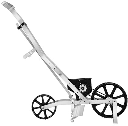 Mermajestic Semoir manuel à une rangée - Pour semer - Avec profondeur de sciage réglable (5-40 mm) - Pour champ, pelouse ou cour