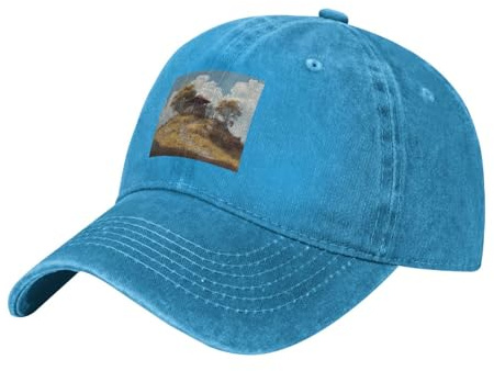 WHJSSF Casquette de baseball noire pour adulte Motif pavillon sur la colline pour homme et femme, Bleu, taille unique