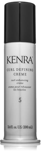 Kenra Professional Curl Defining Crème 5 | Texture Enhancing Styler | Tames Frizz & Flyaways | Refines and Seperates Curls & Waves | Helps Resist Humidity | Medium To Coarse Hair | 3.4 fl. oz