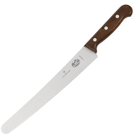 Victorinox C735 Konditorsäge Palisander Länge: 26 cm Küchenmesser, STANDARD, Braun ,