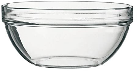 Arcoroc ARC 09994 Empilable - Ciotola impilabile, 26 cm, 4,5 litri, in vetro, trasparente, 1 pezzo