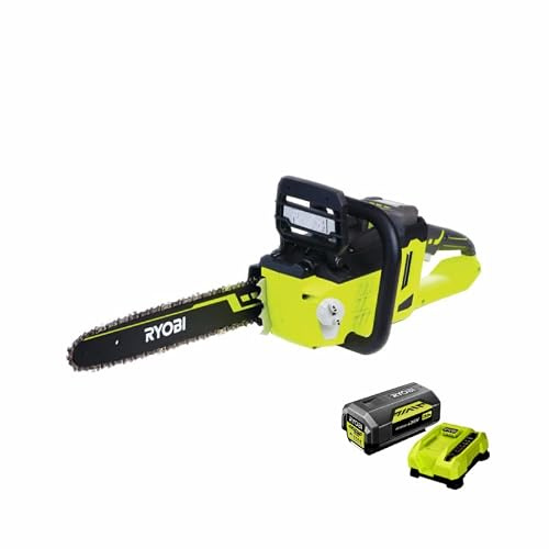 Ryobi Akku Kettensäge RCS36X3550HI (mit Li-Ion Akku 5,0 Ah + Ladegerät, Schwertlänge 35 cm, Spannung 36 V, Kettenbremse) 5133002180