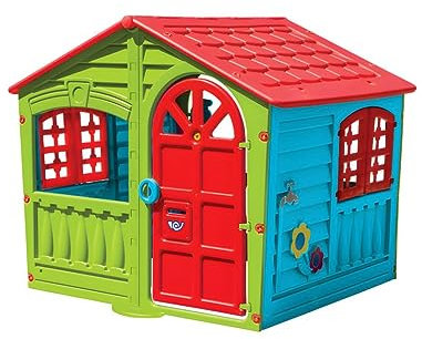 Children Playhouse Happy - 1,30 x 1,11 x 1,15 m Age 3+, Mayan
