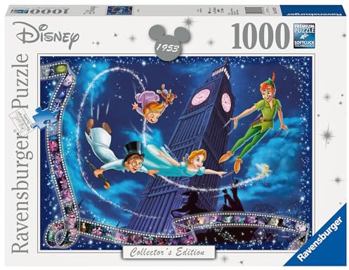 Ravensburger Puzzle 19743 - Peter Pan - 1000 Teile Disney Puzzle für Erwachsene und Kinder ab 14 Jahren