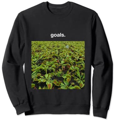 Venus Flytrap Shirt Carnivorous Plant Goals fly trap gift Sweatshirt