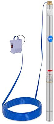 Hillvert Hillvert-SPP32-075-50 Bomba de pozo 3800 l/h 750 W Bomba sumergible Bomba de tubo