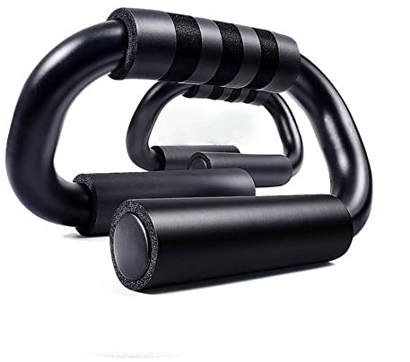tooloflife Push Up Barstativ, push-up handtag med halkfri bas för bröstpress, hemmagym övningar, styrketräning, 1 par – svart