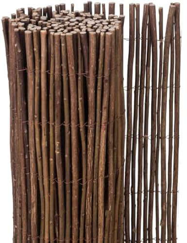 SEVICO Weidenmatte Sichtschutzmatte in 10 Größen Weidenzaunmatte für Garten, Balkon und Terrasse Sichtschutz Zaun Balkonsichtschutz Sonnenschutz Indoor & Outdoor 180x300 cm