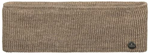 LIERYS Classic Mono Stirnband - Ohrenwärmer - Einheitsgröße - Damen & Herren - Herbst/Winter beige One Size